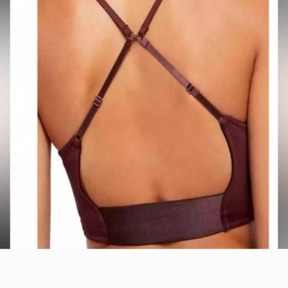 [Intimately free people] Brianna Longline Underwire Bra - Crimson - S - Picture 3 of 9